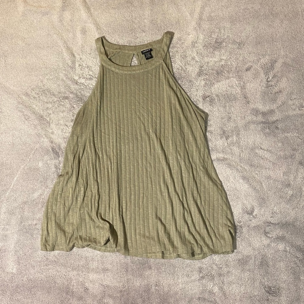 High-neck Sweater Tank